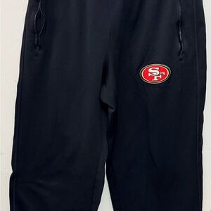Nike NFL Apparel SanFransisco 49ers Men's Black Athletic Joggers